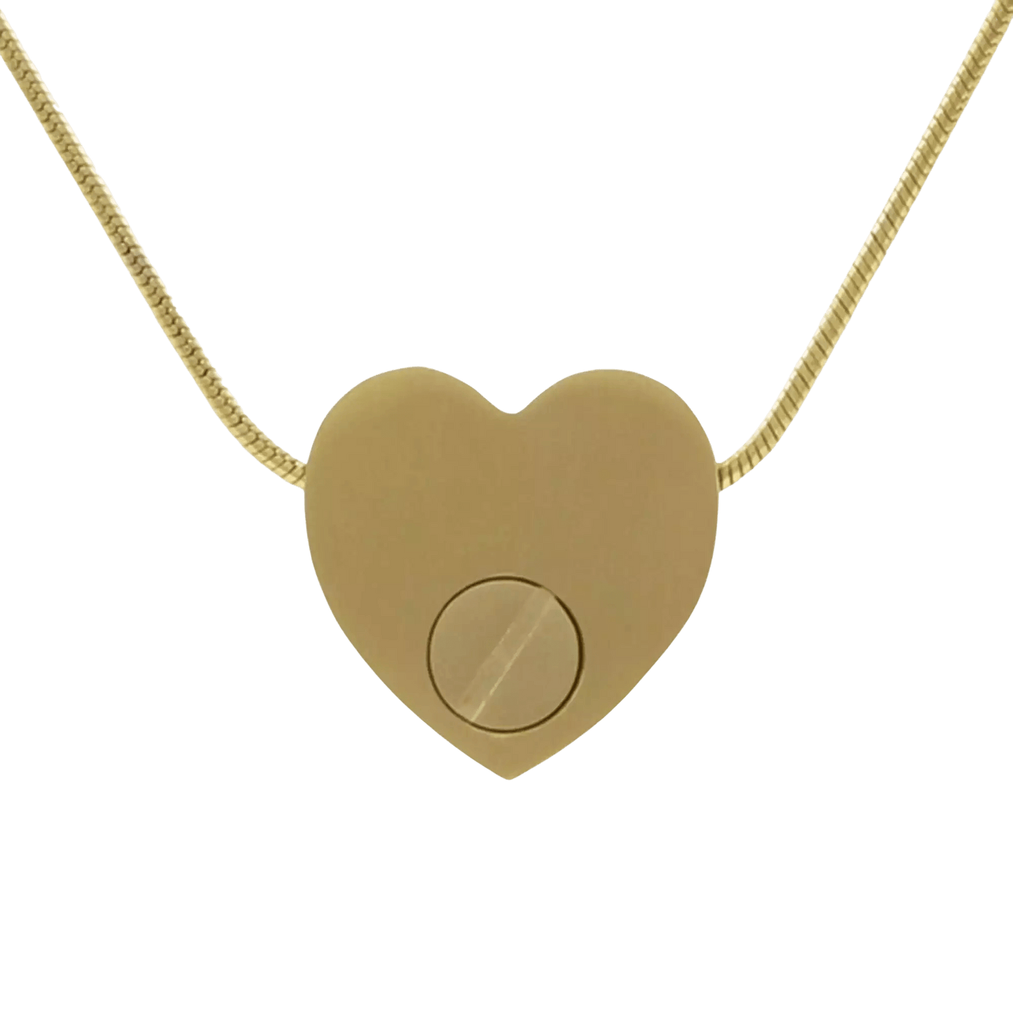 Bronze Heart Paw Prints Pendant