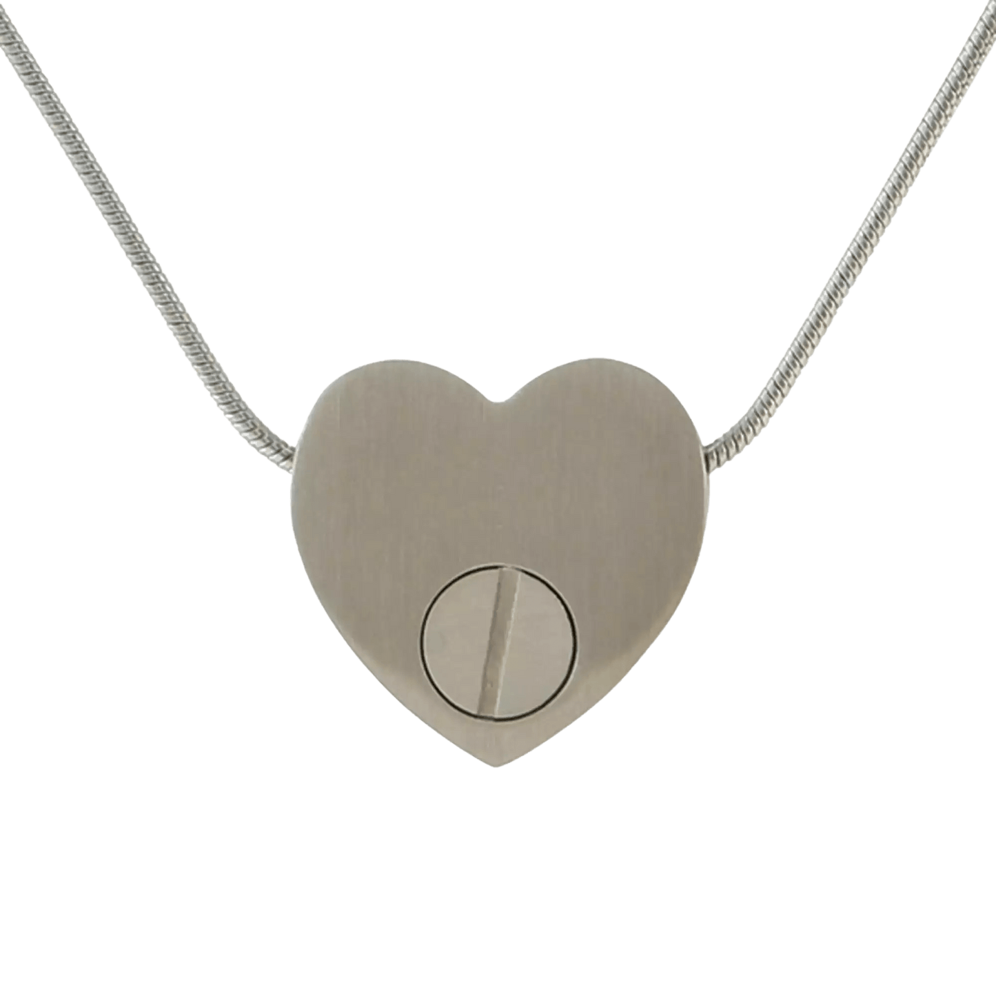 Pewter Heart Paw Prints Pendant