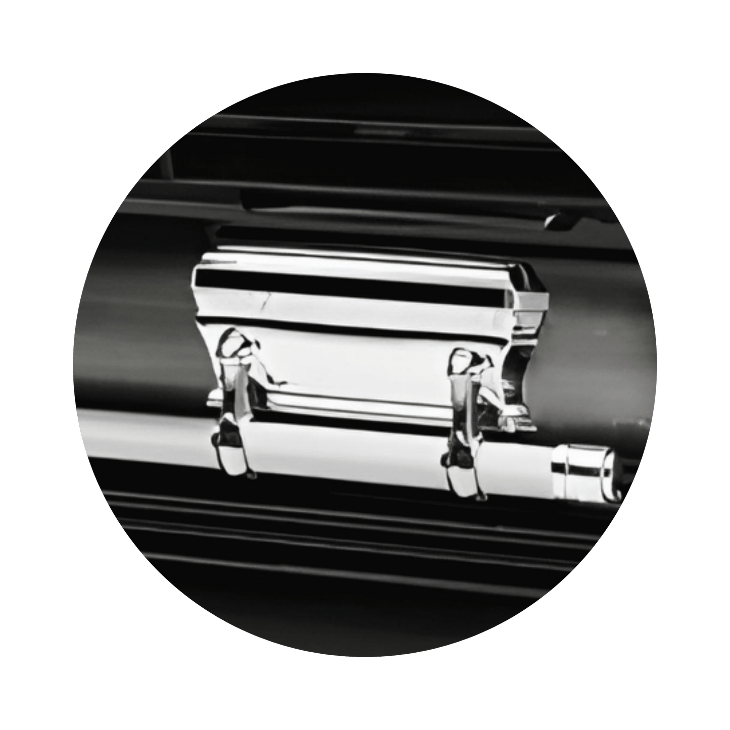 Adams Series | Black Steel Casket