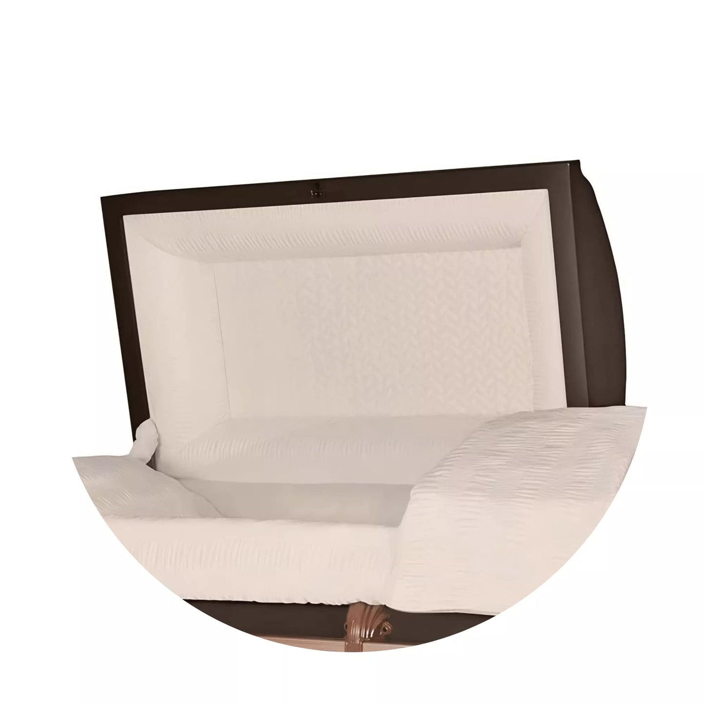 Andover Series | Bronze Steel Casket with Rosetan Interior