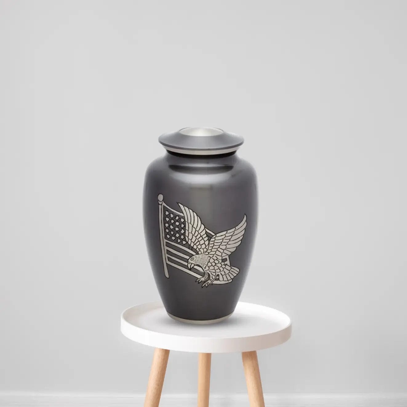 Brass Pet Urn - American Pride