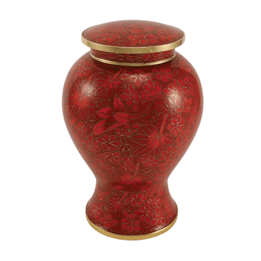 Etienne Autumn Leaves Large Adult Urn