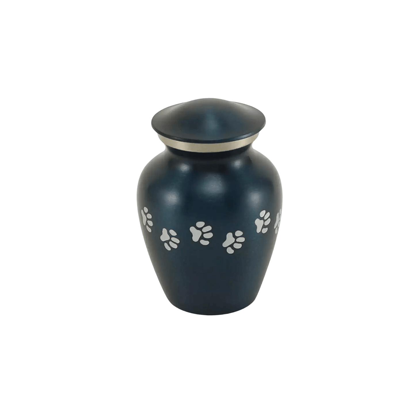 Classic Paw Blue Keepsake Pet Urn