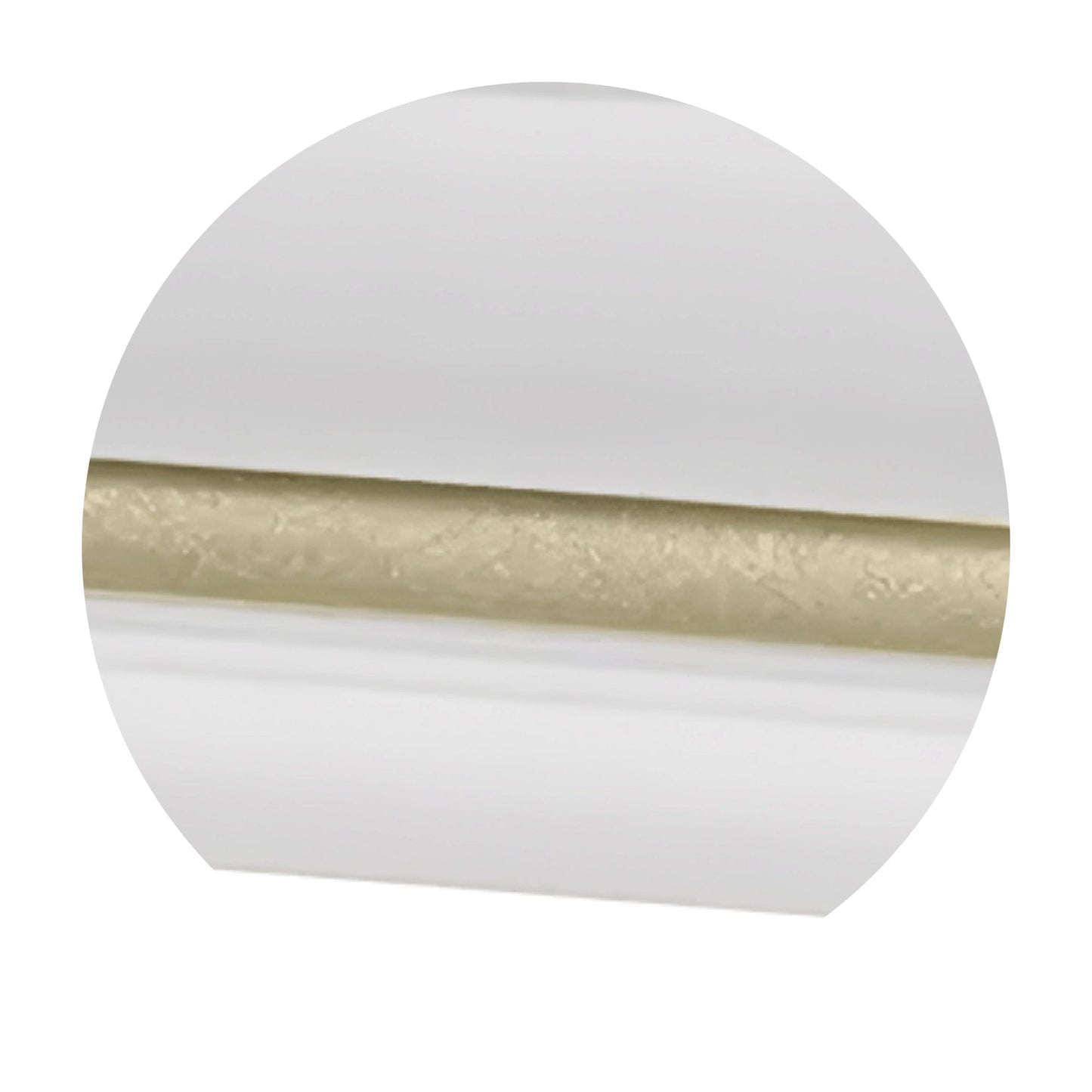 Jupiter XL | White and Gold Steel Oversize Casket with White Interior | 28″, 29″, 33″, 36″