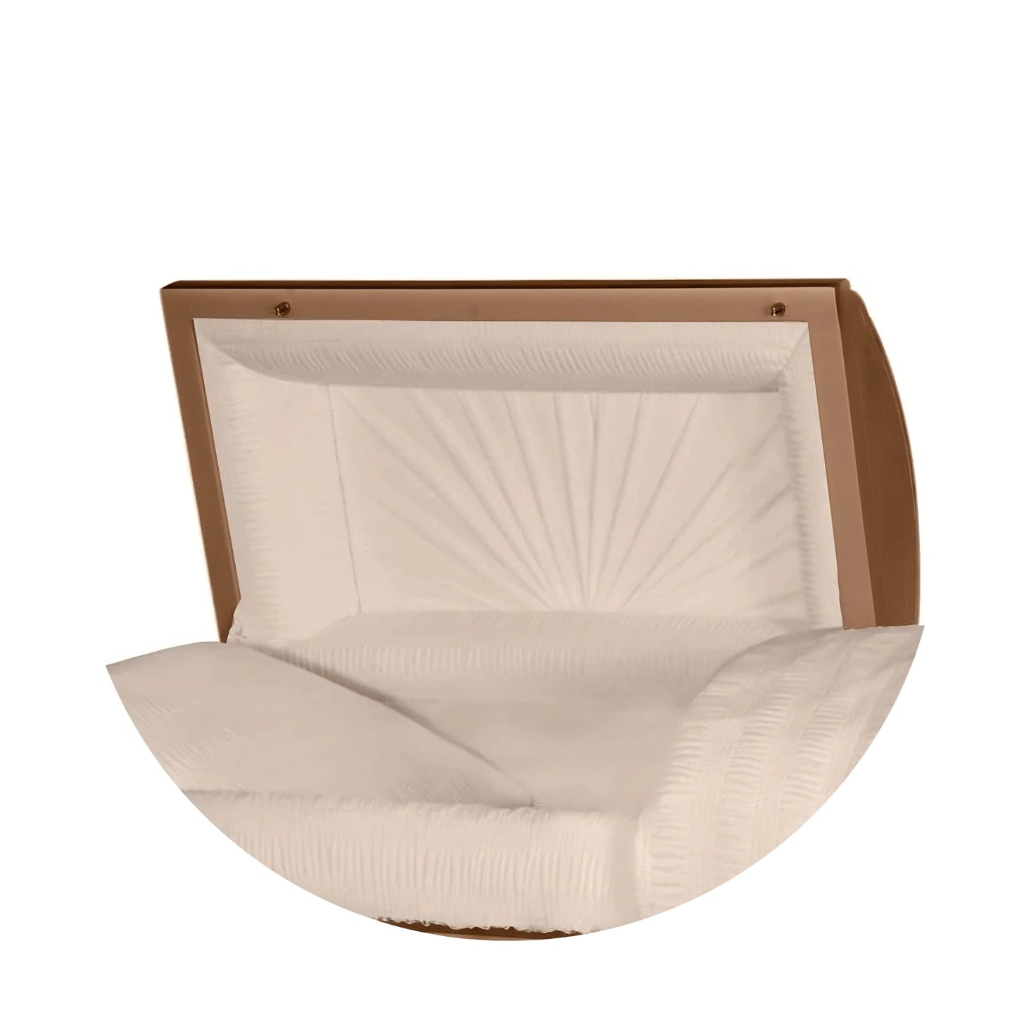 Jupiter XL | Copper Steel Oversize Casket with Rosetan Interior | 28", 29", 33", 36"