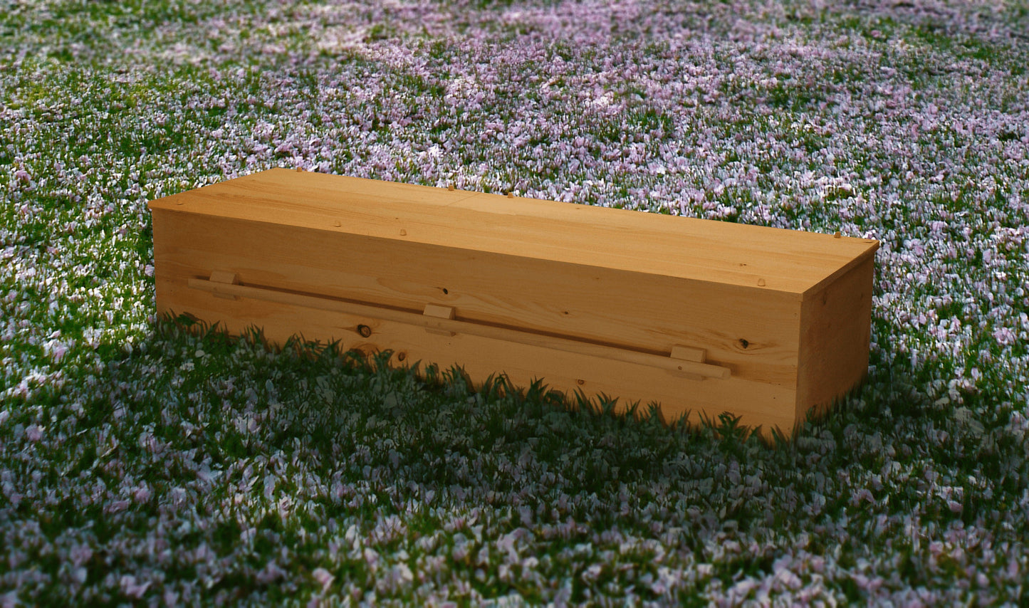 Customer Titan Casket Eco I Pine Series Casket