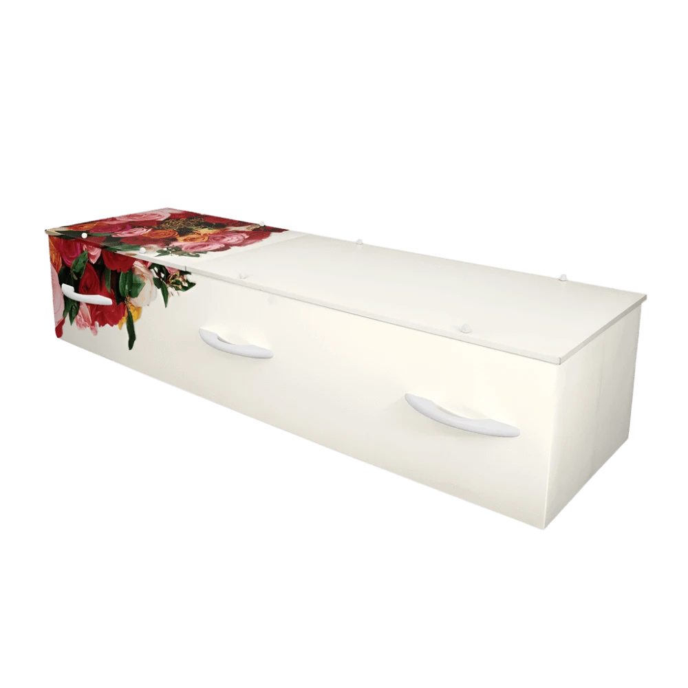 Harmonious Rose Cremation Container