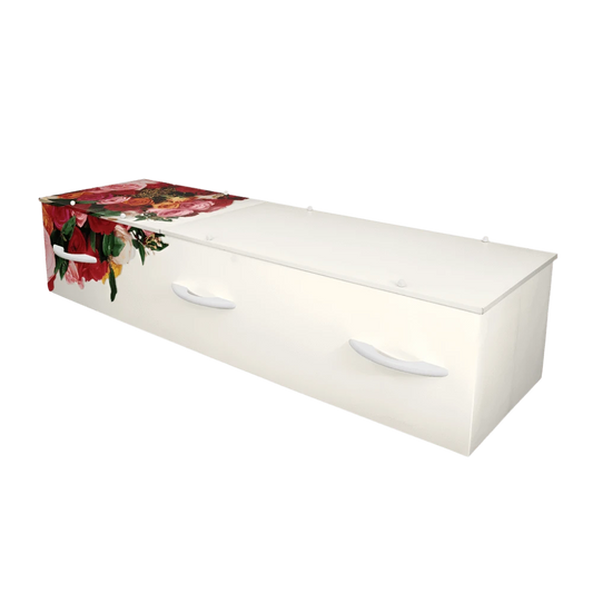 Harmonious Rose Cremation Container