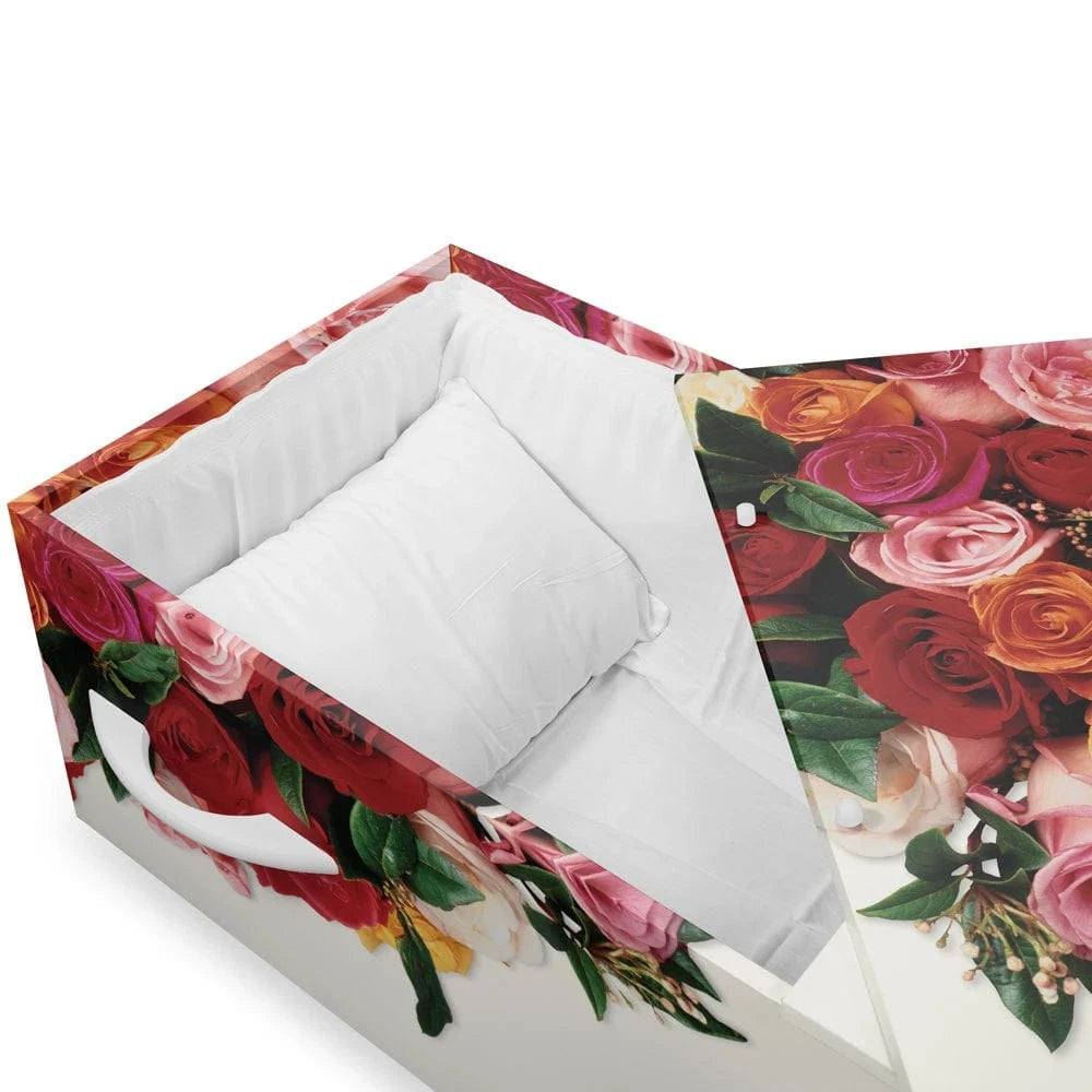 Harmonious Rose Cremation Container
