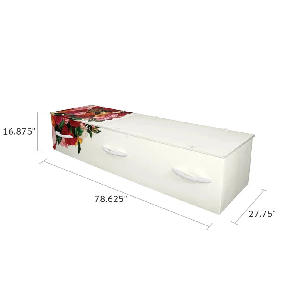Harmonious Rose Cremation Container