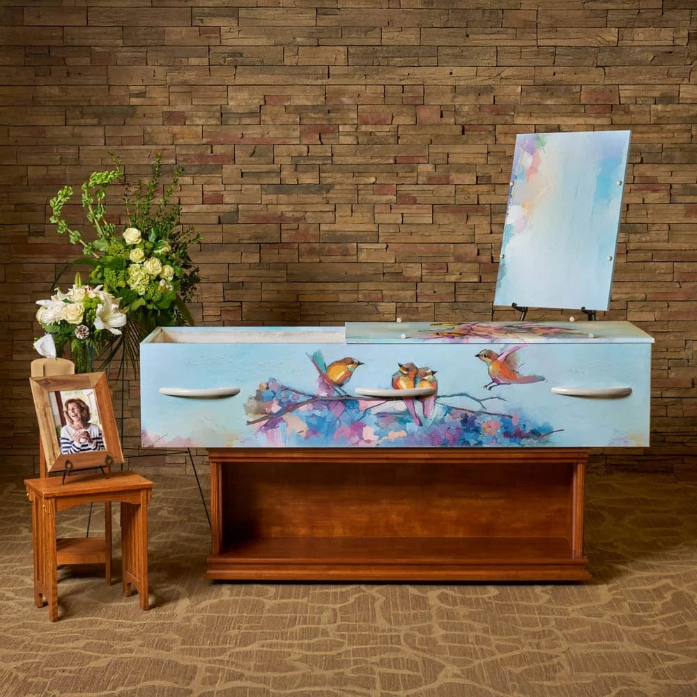 Soulful Songbirds Cremation Container