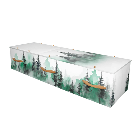 Tranquil Forest Cremation Container