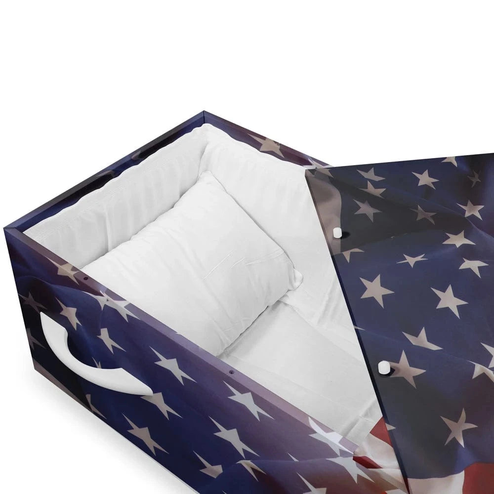 Stars and Stripes Cremation Container