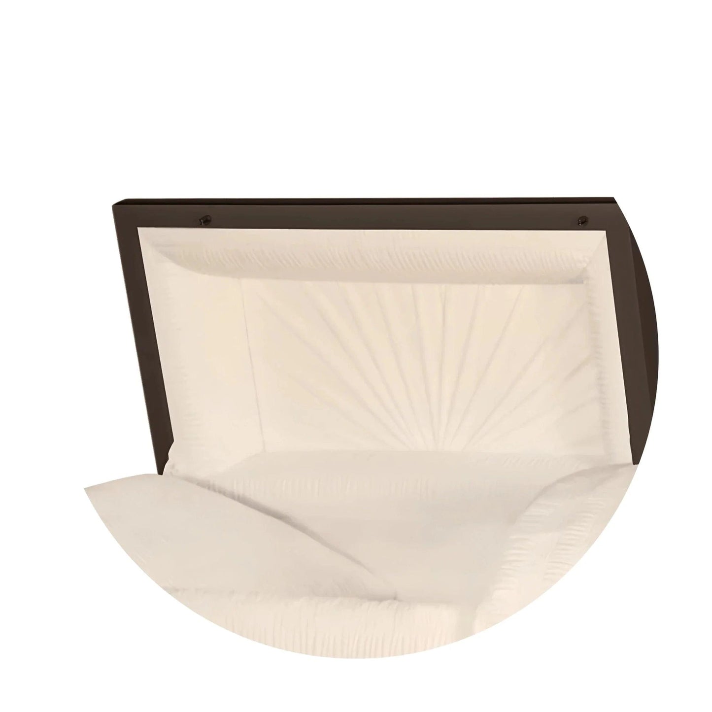 Everest Extra Long 7'2" | Bronze Steel Oversize Casket with Rosetan Interior | 28", 33"