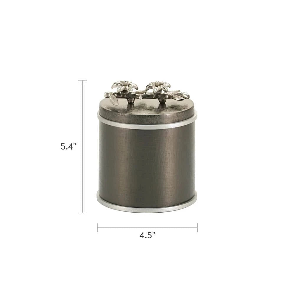 Windsong™ Lily Memento Keepsake Urn - Slate/Pewter
