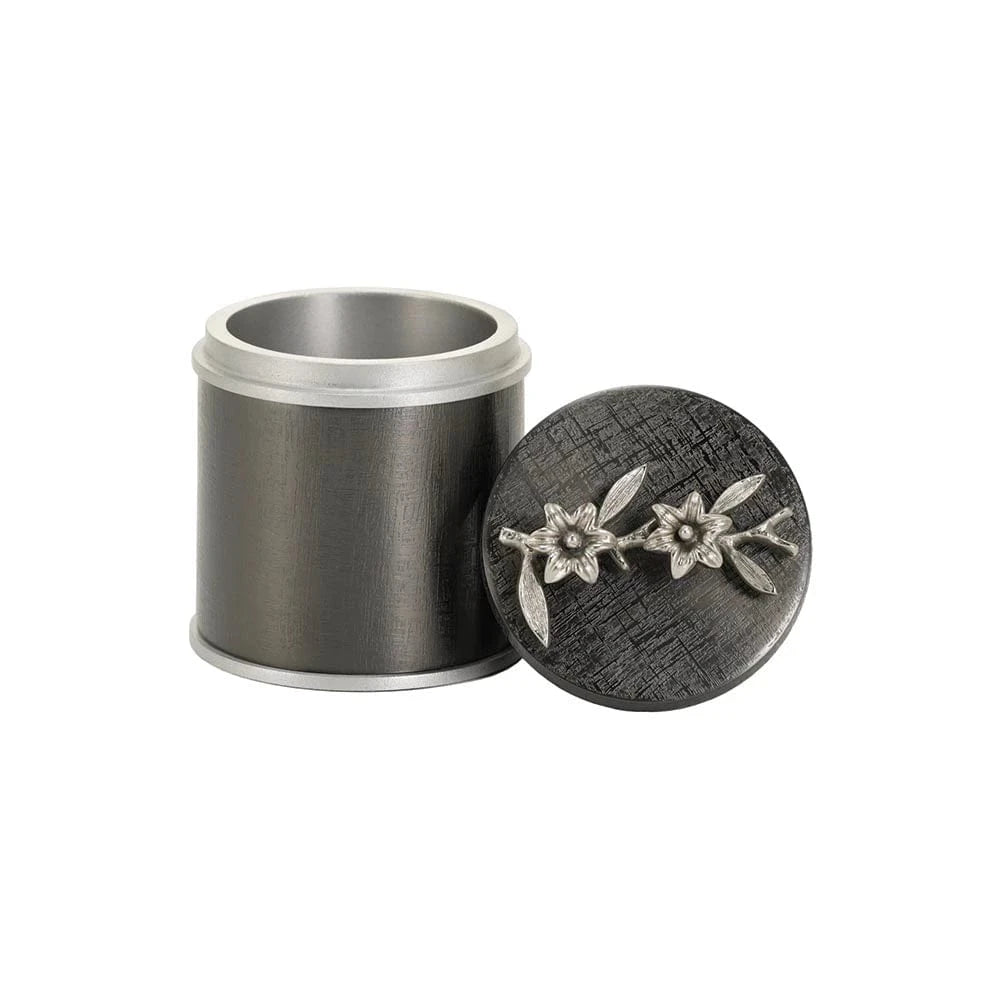 Windsong™ Lily Memento Keepsake Urn - Slate/Pewter