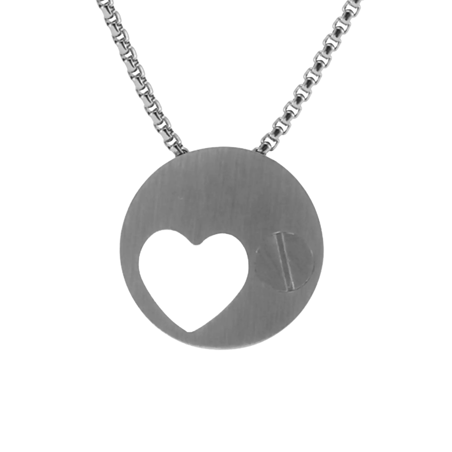 Pewter Eternity Heart Pendant