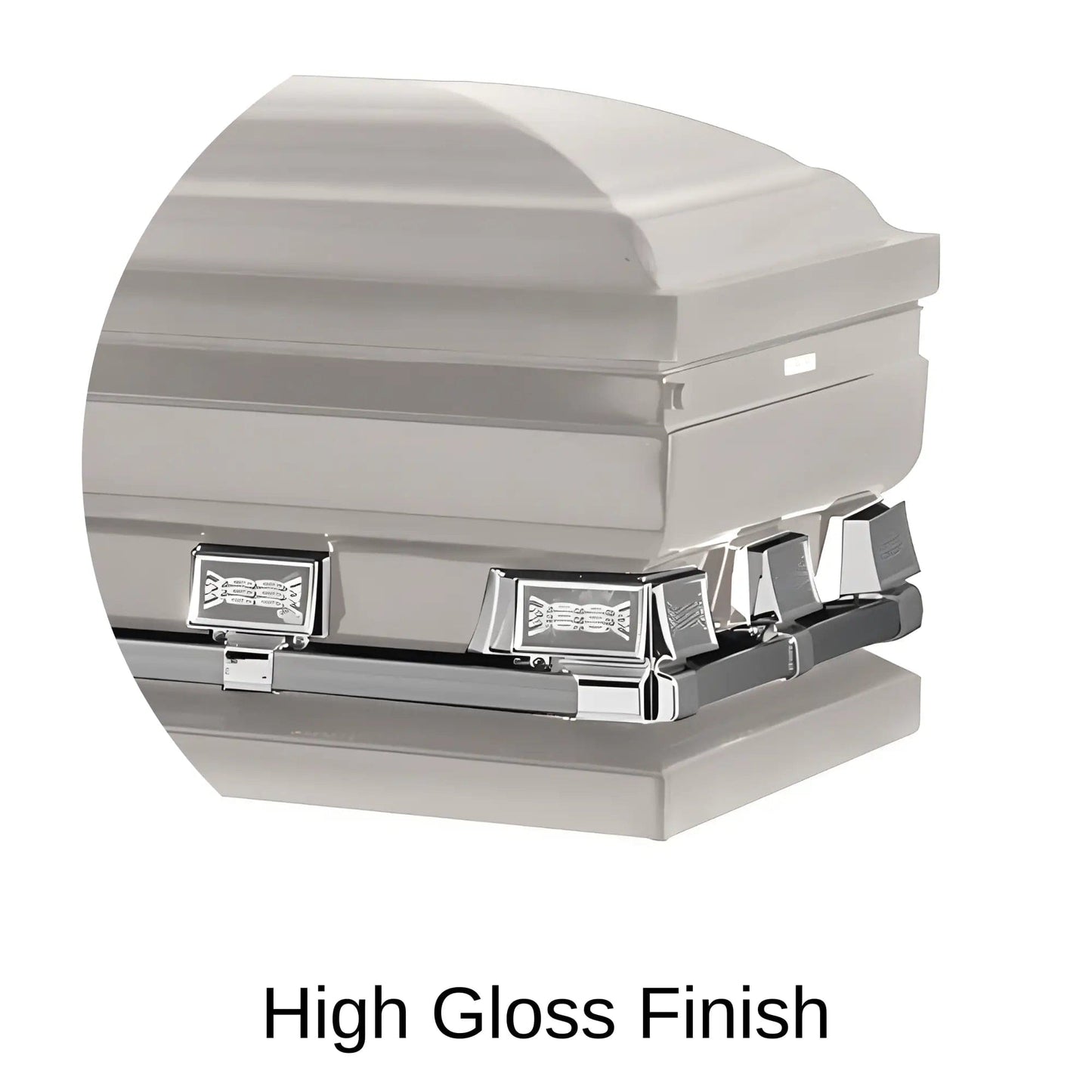 High Gloss Finish Of Titan Atlas XL Series Casket