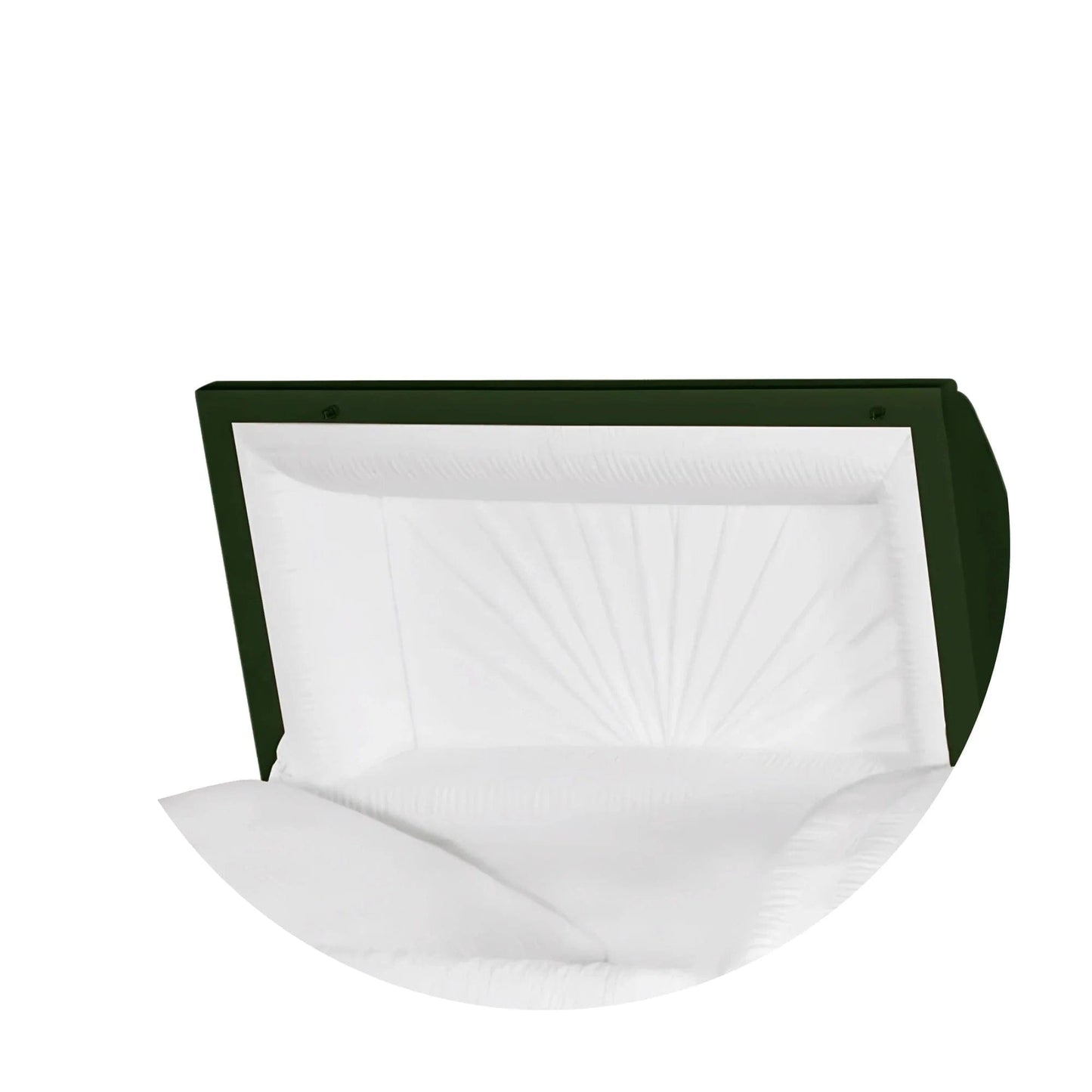 Everest Extra Long 7'2" | Green Steel Oversize Casket | 28", 33"