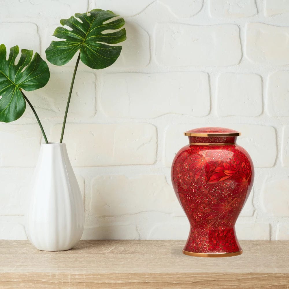 Etienne Autumn Leaves Large Adult Urn
