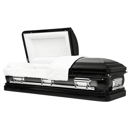 Adams Series | Black Steel Casket