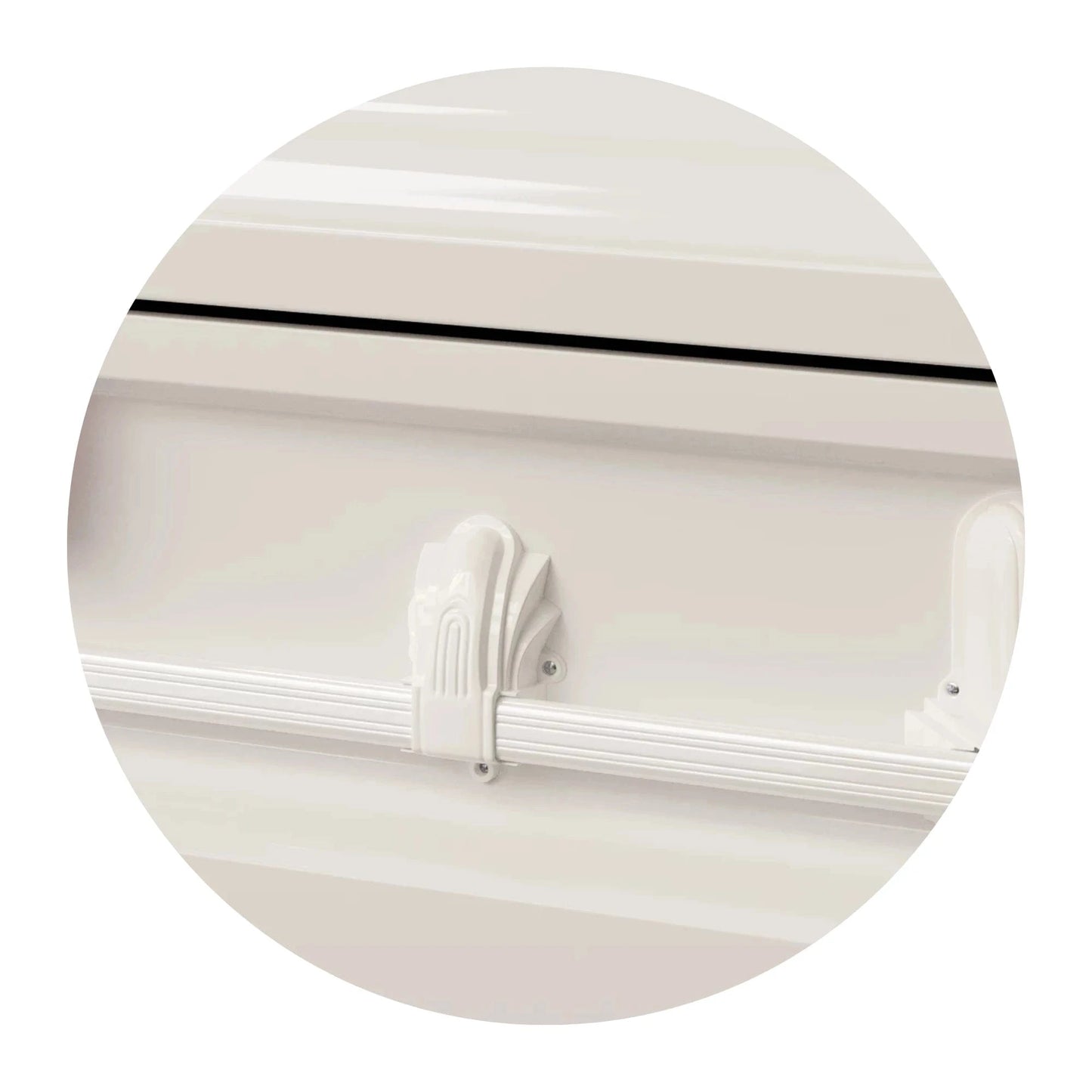 Andover Series | White Steel Casket with Pink Interior
