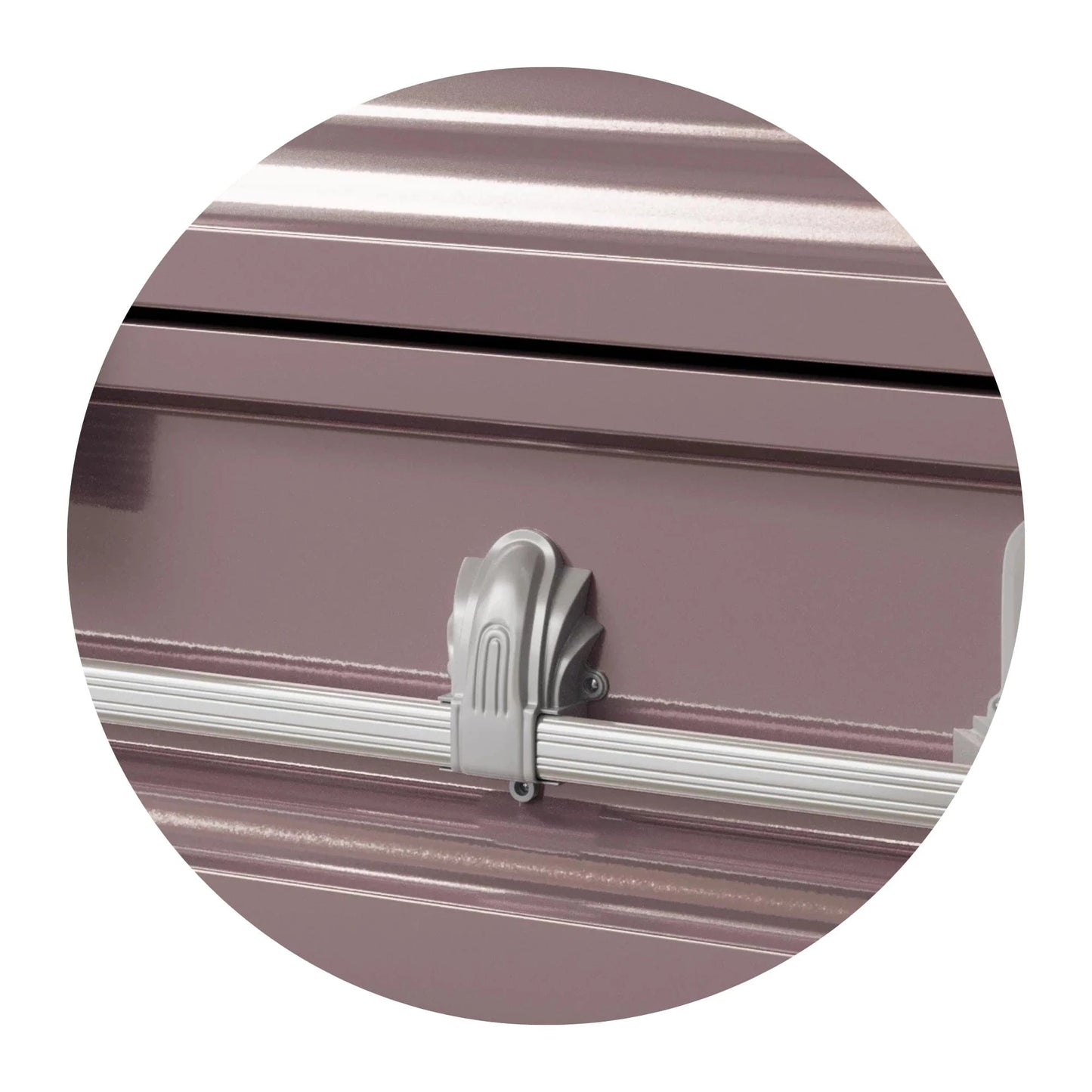 Andover Series | Orchid Steel Casket with White Interior