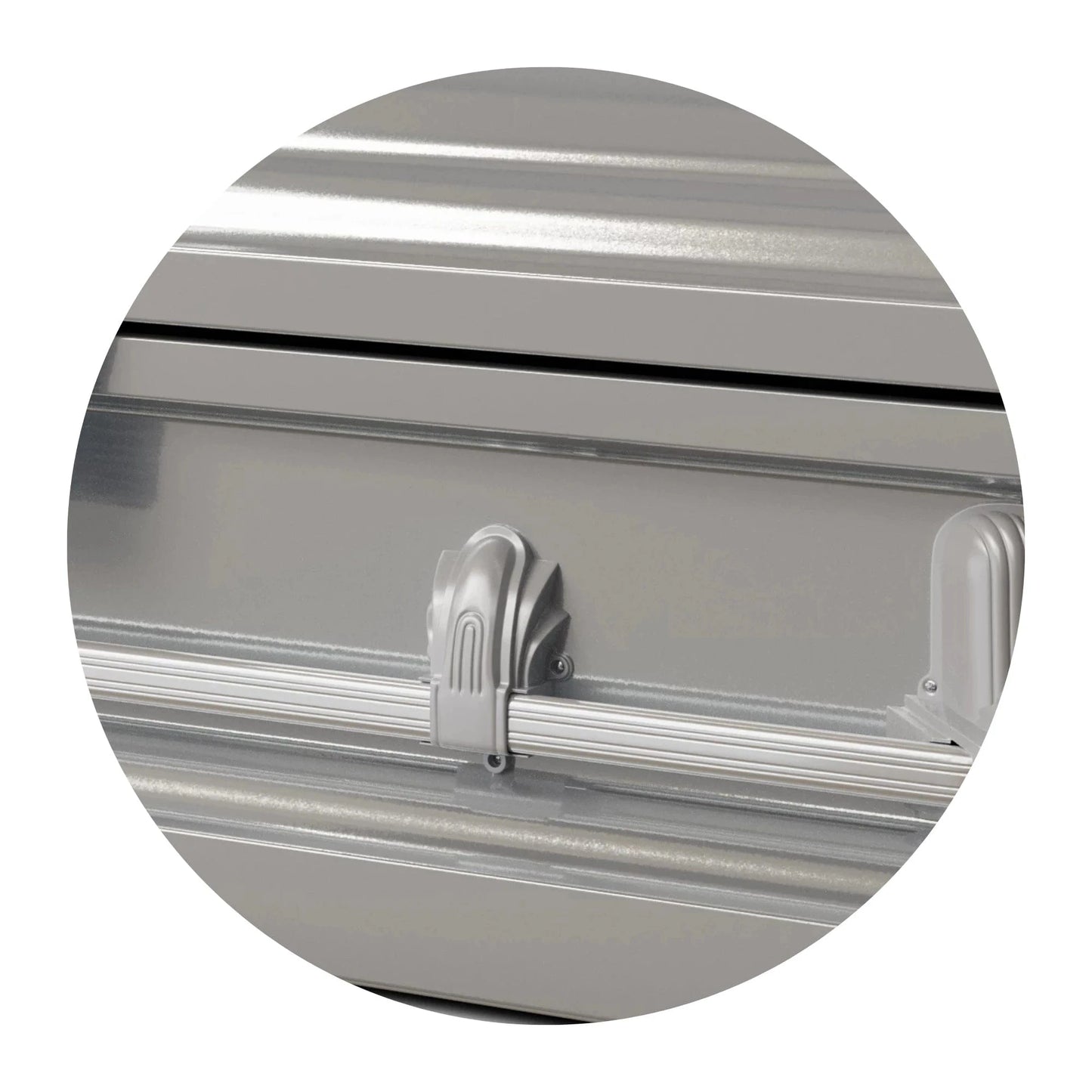 Andover Series | Silver Steel Casket with White Interior