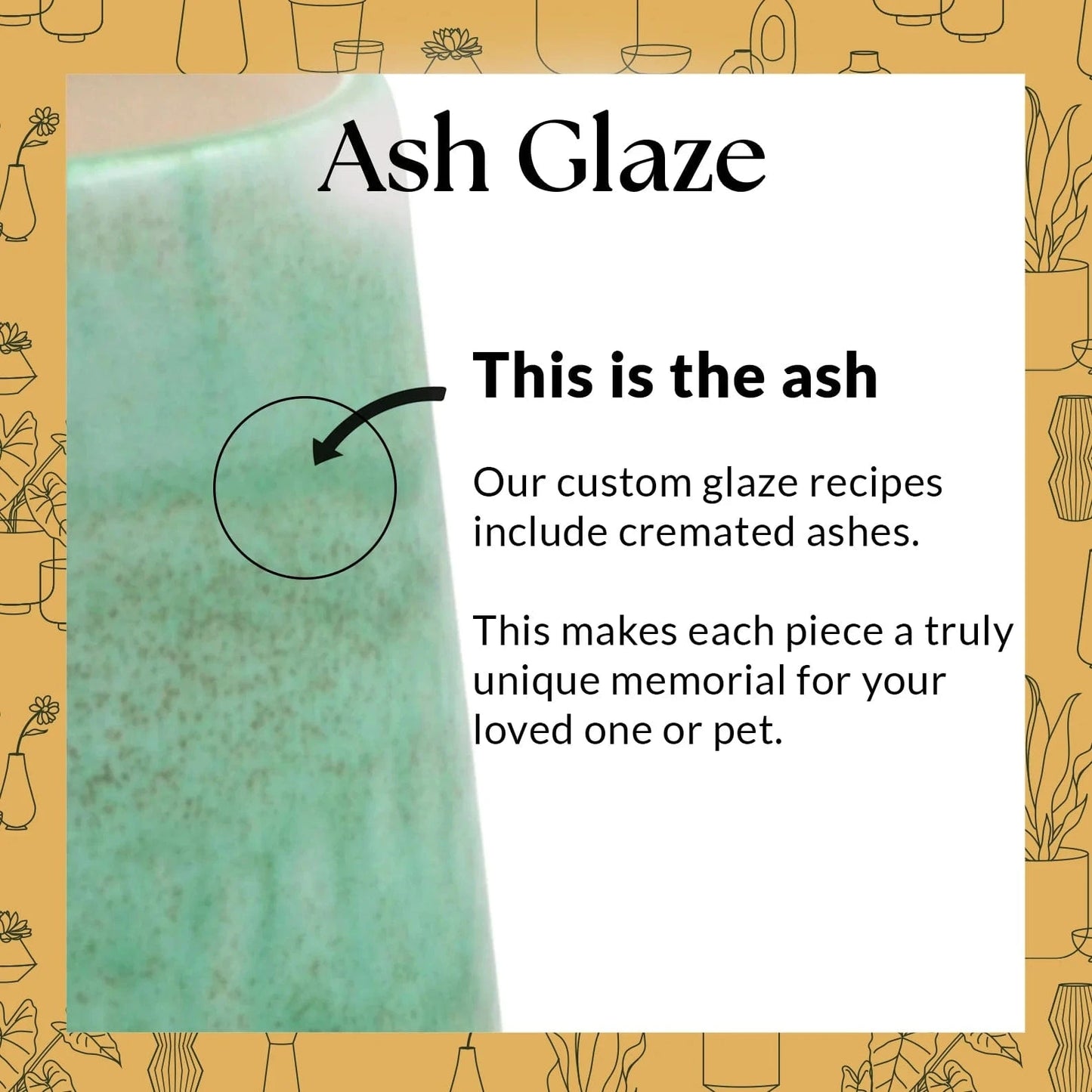 Gloria Vase (Sunstone-Red) – Made with Solidified Cremains