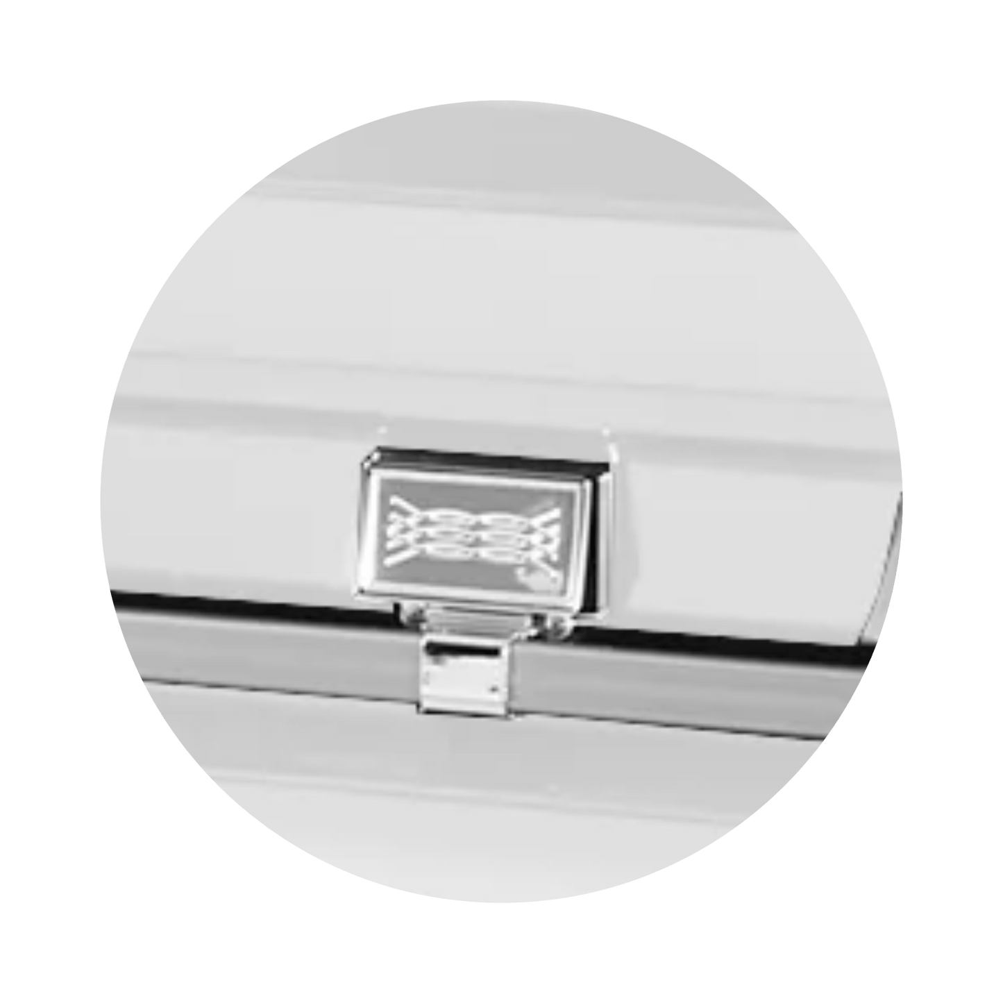 Atlas XL | White Steel Oversize Casket with White Interior