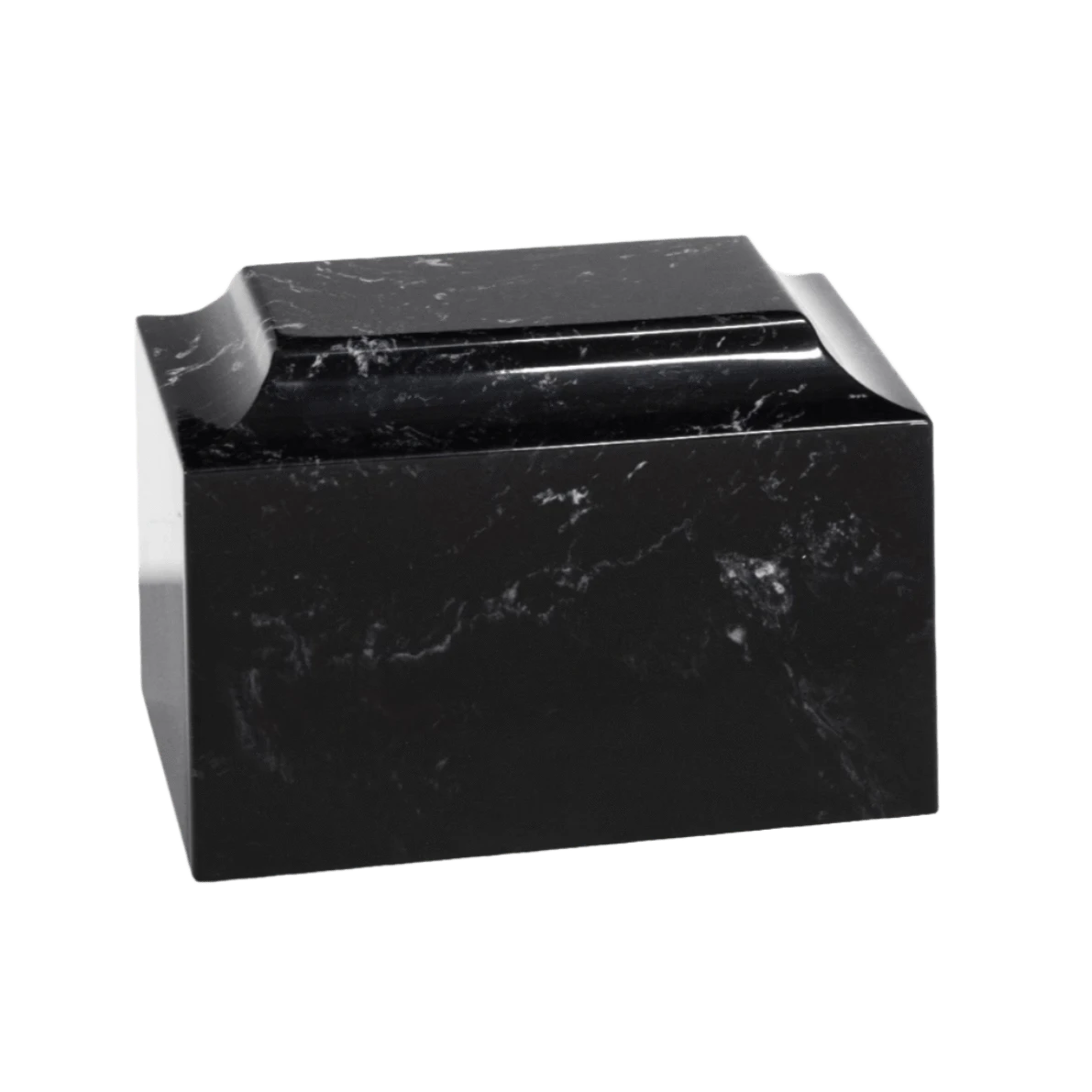 Black Marble Pet Cremation Urn