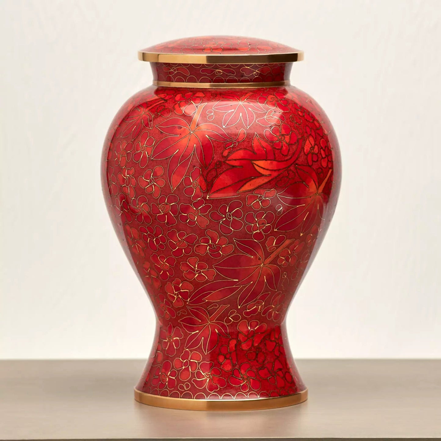 Etienne Autumn Leaves Large Adult Urn