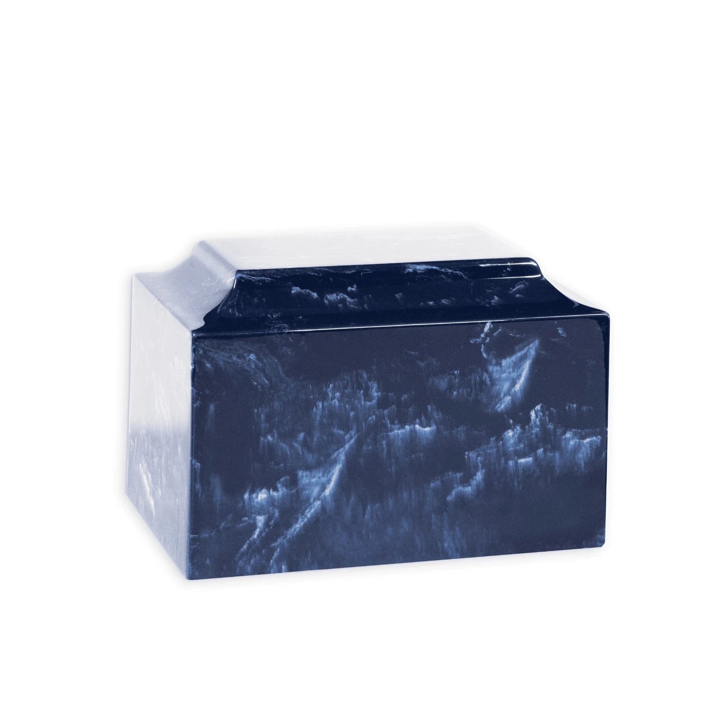 Cobalt Pet Marble Cremation Urn