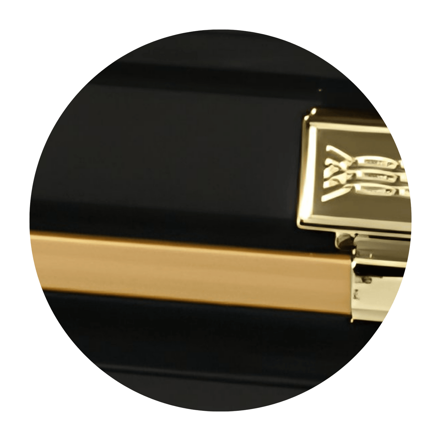 Commander XXL 40 & 44-inch | Black and Gold Steel Oversize Casket with White Interior
