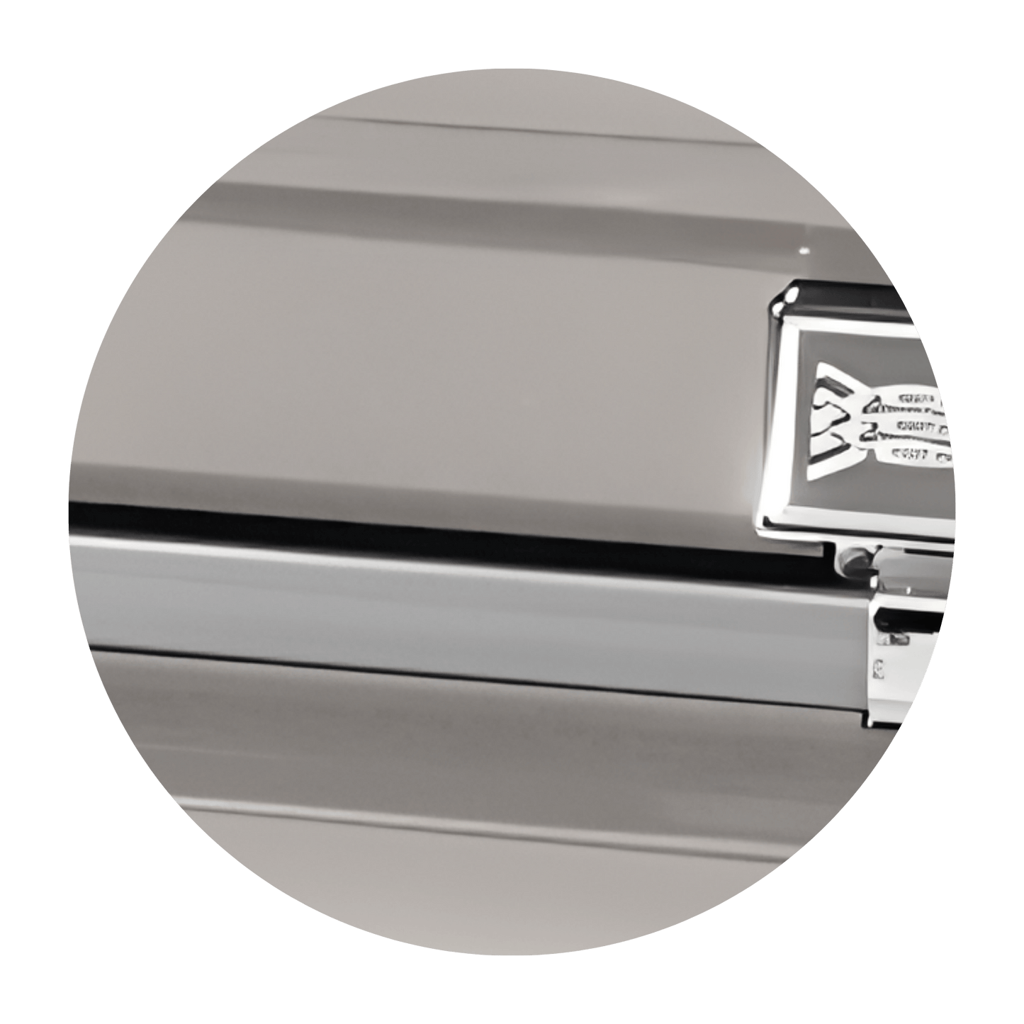 Commander XXL 40 & 44-inch | Silver Steel Oversize Casket with White Interior