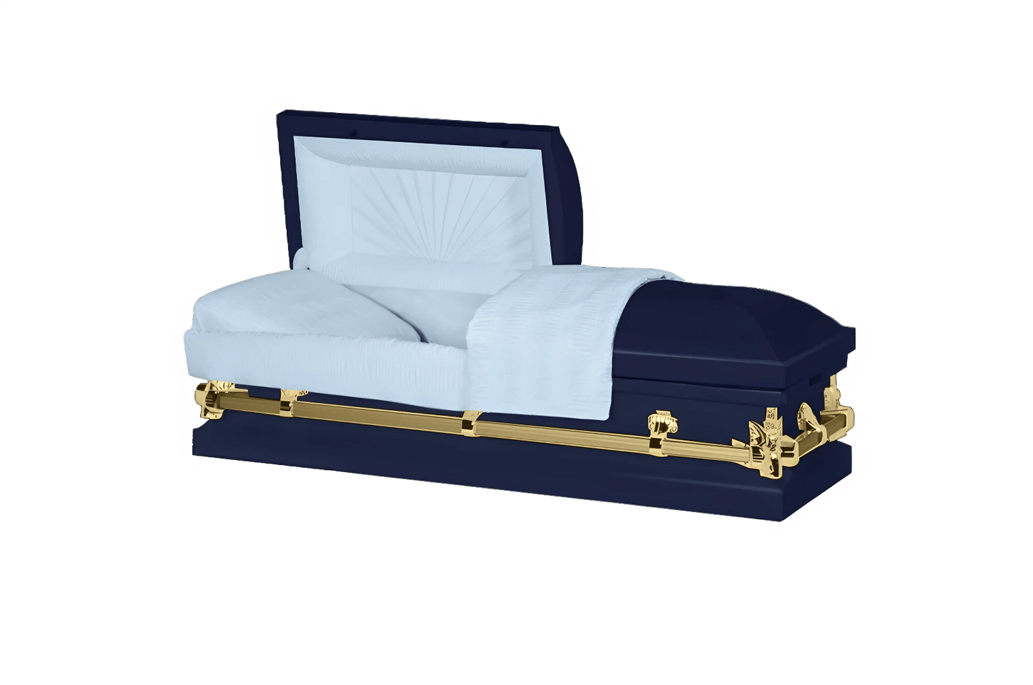 Youth & Child | Dark Blue & Gold Youth Casket