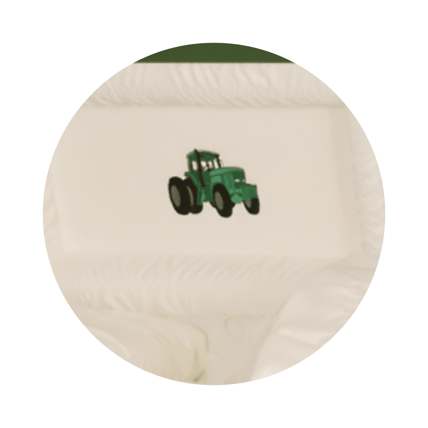 Farmer | Green Steel Casket with White Interior