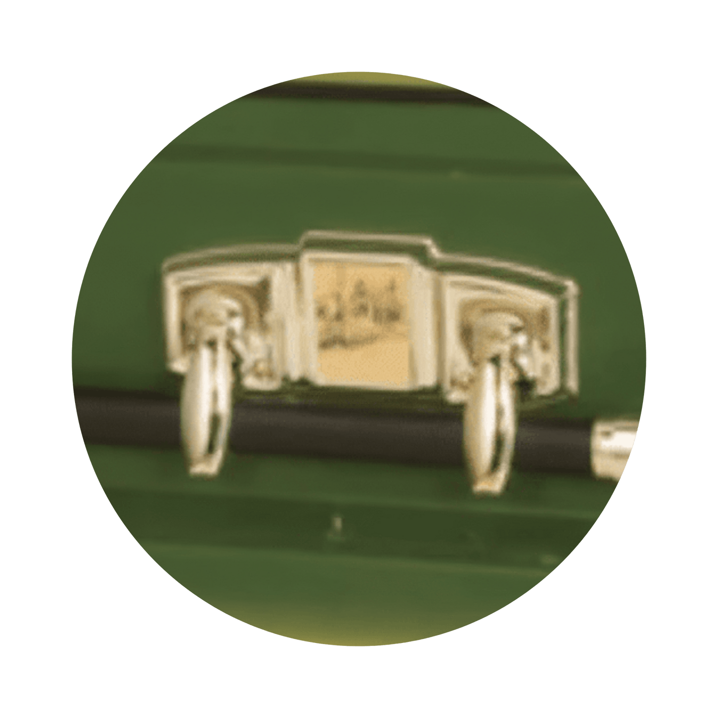 Farmer | Green Steel Casket with White Interior