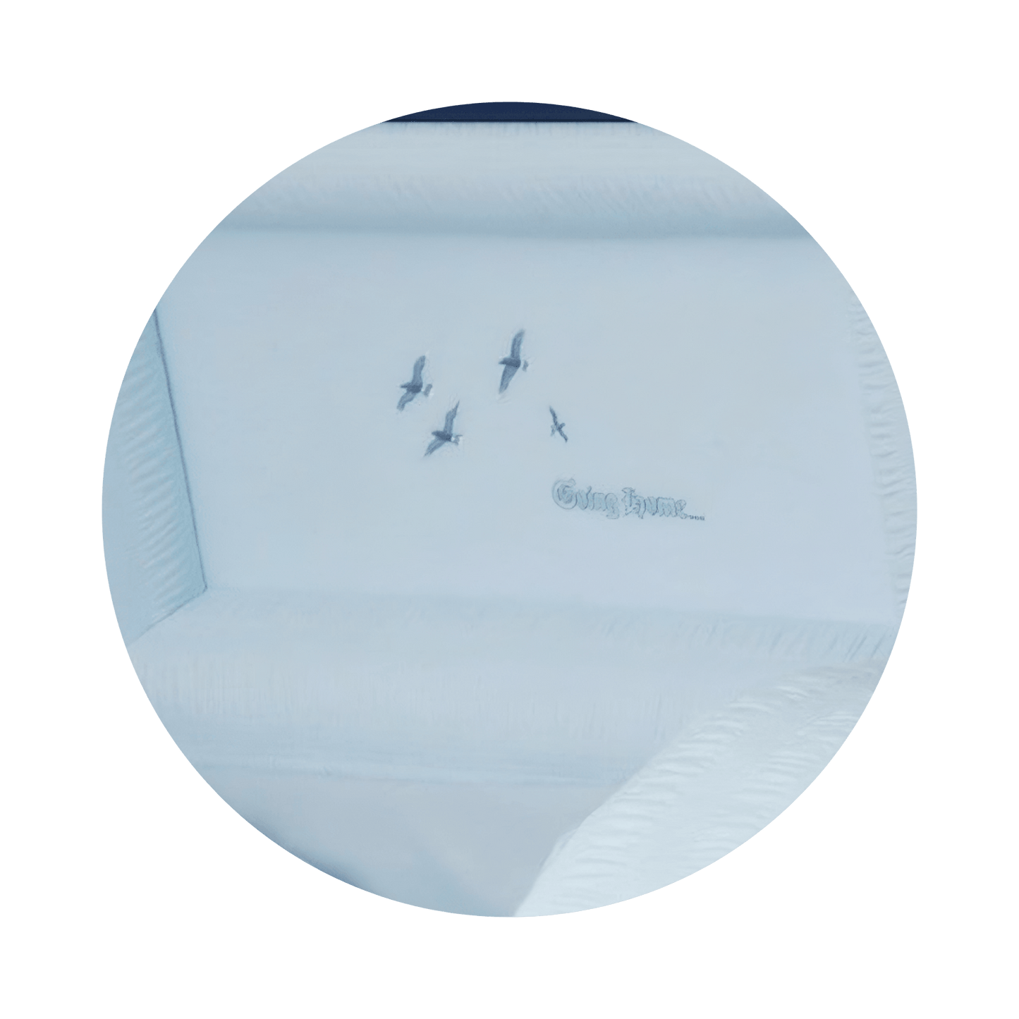 Going Home | Dark Blue Steel Casket with Light Blue Interior