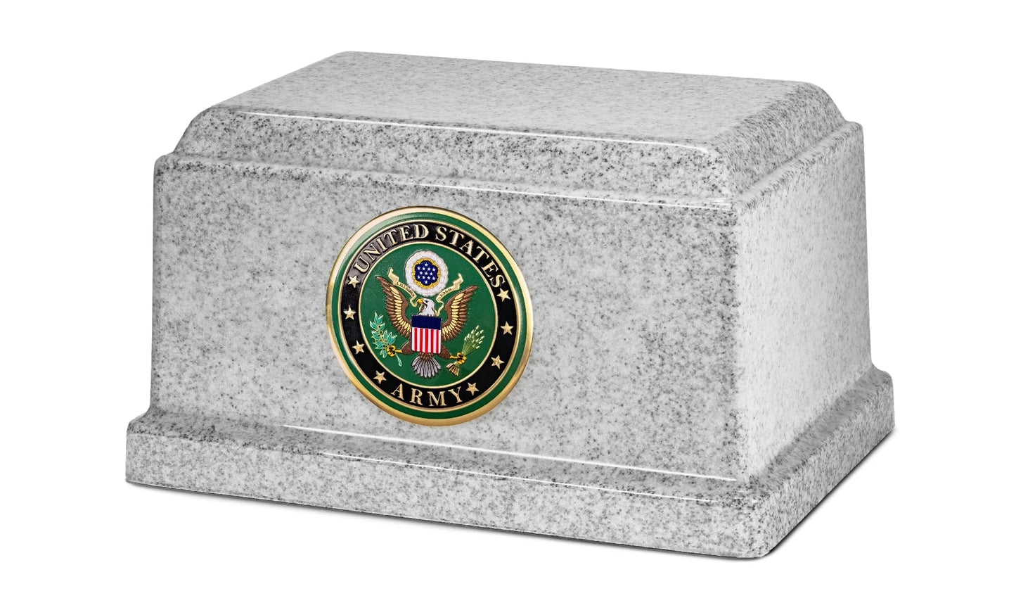 Omega Granite Military Urn | US Army
