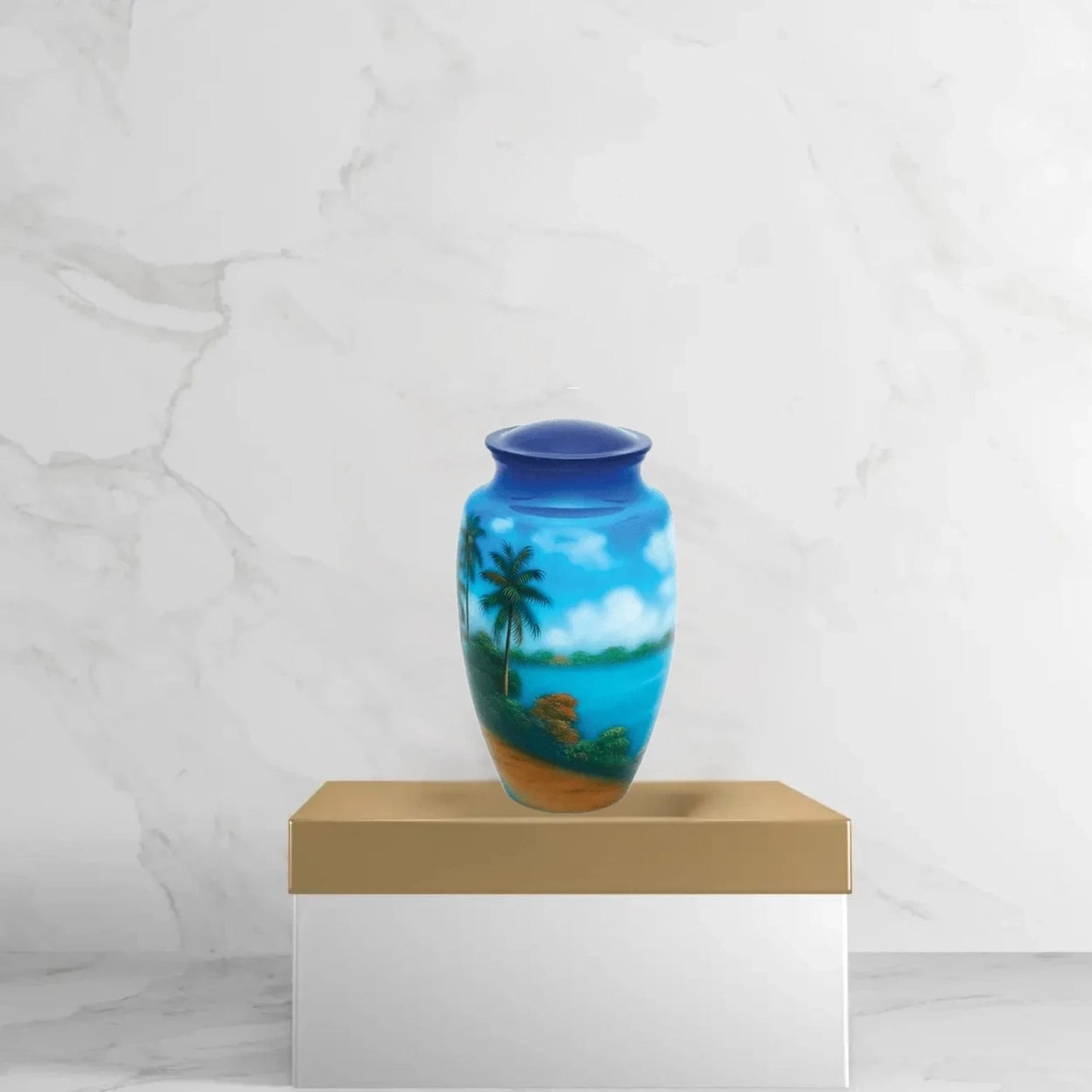 Hand Painted Urns - Paradise