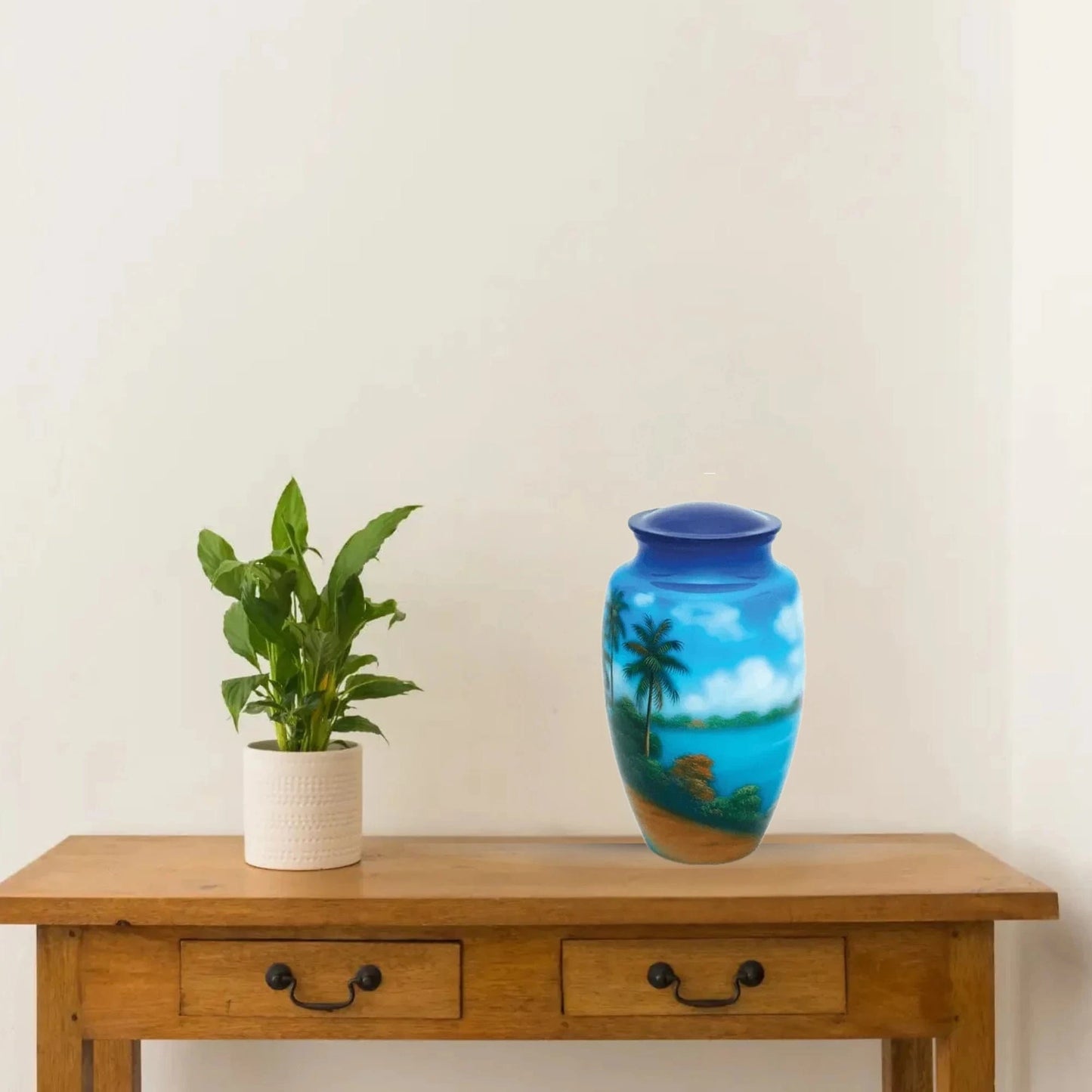 Hand Painted Urns - Paradise