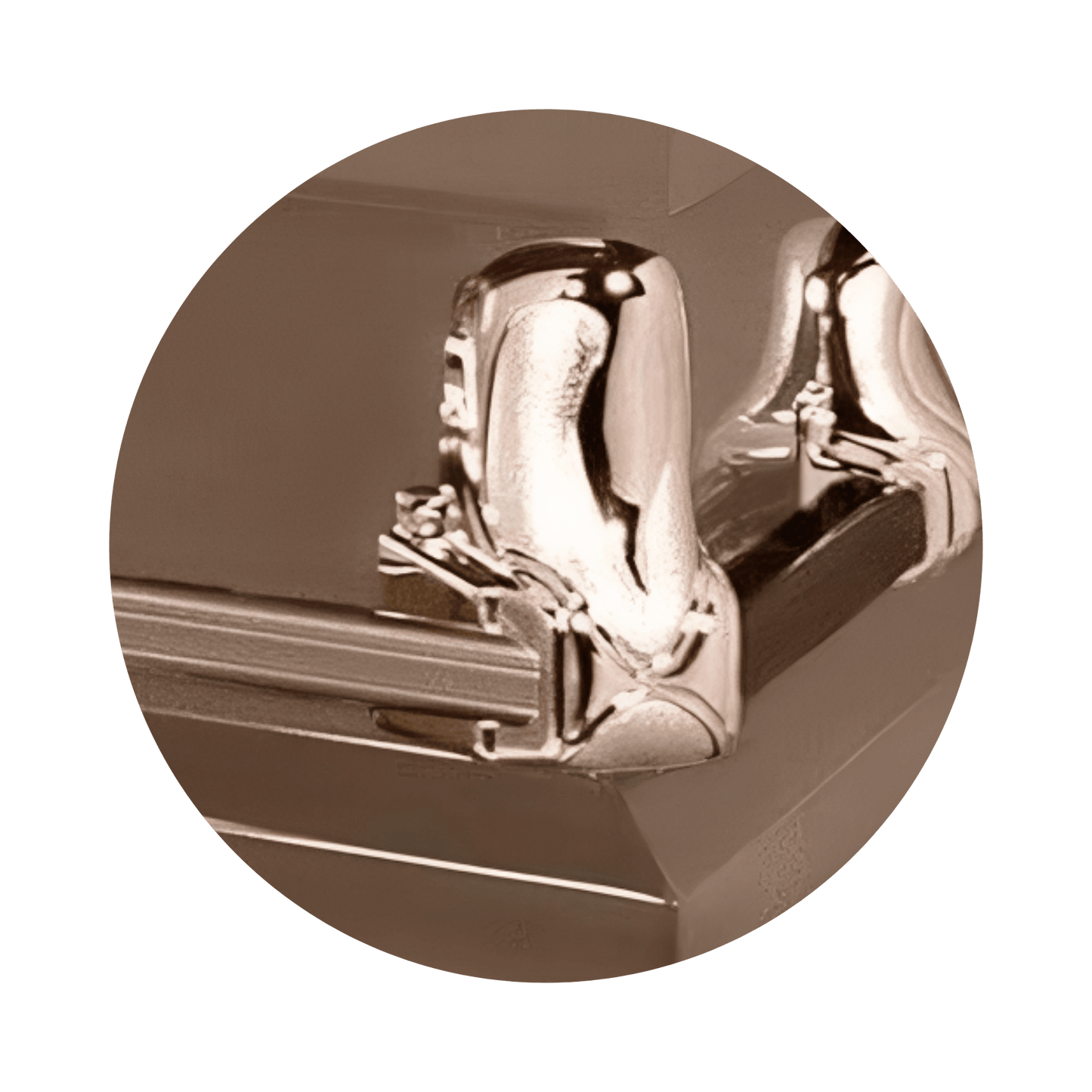 Hunter | Bronze Steel Casket with Camouflage Interior