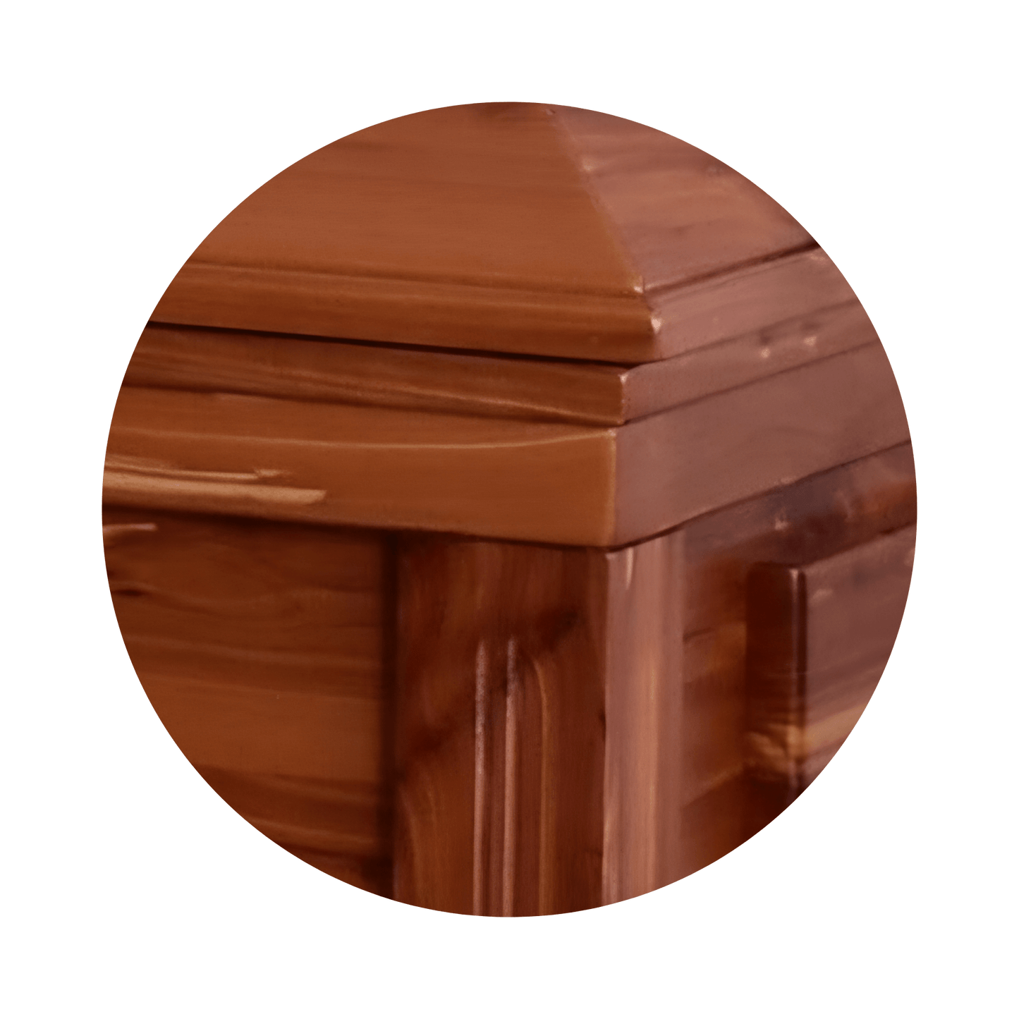 Jasper (Cedar) | Solid Cedar Wood Casket