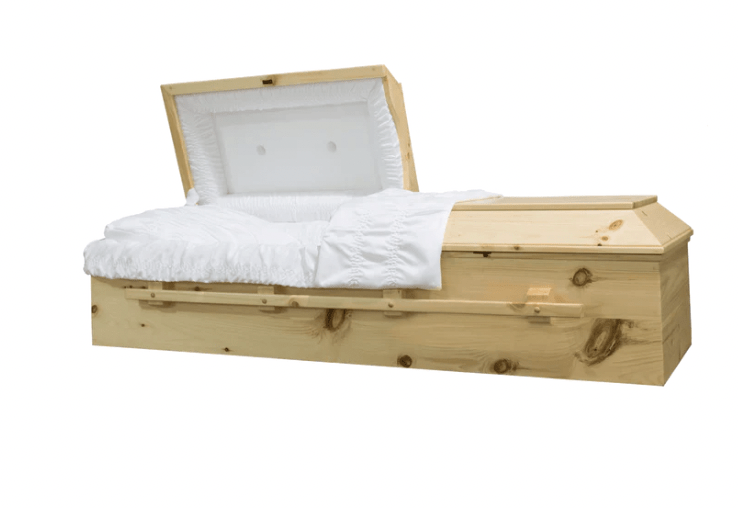 Lancaster (Pine) | Traditional Natural Pine Casket