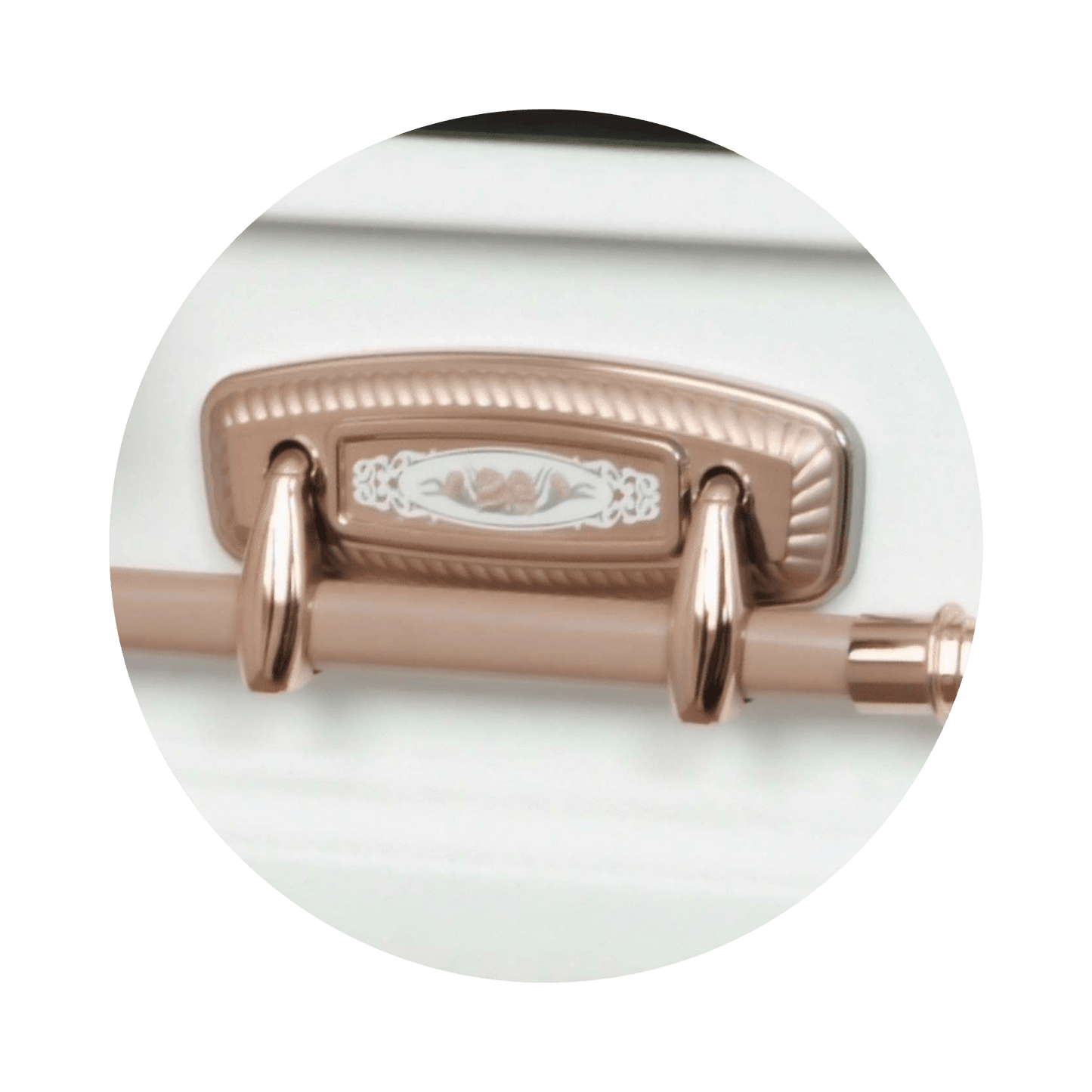 Matriarch | White Steel Casket with Pink Interior