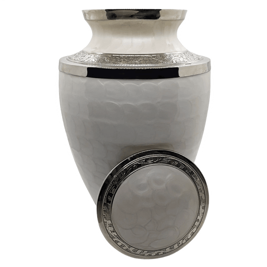 Cremation Urn - White