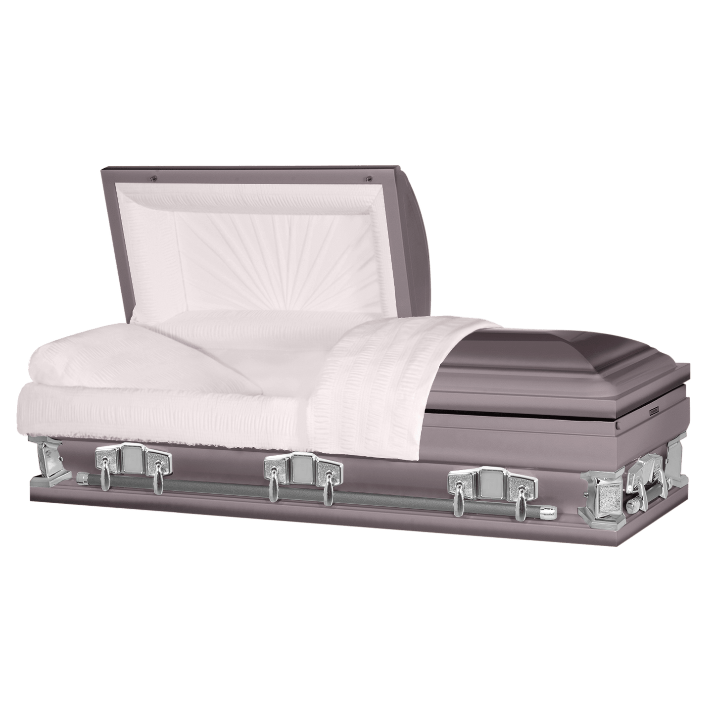 Jupiter XL | Orchid Steel Oversize Casket with Pink Interior | 28", 29", 33", 36" - Titan Casket