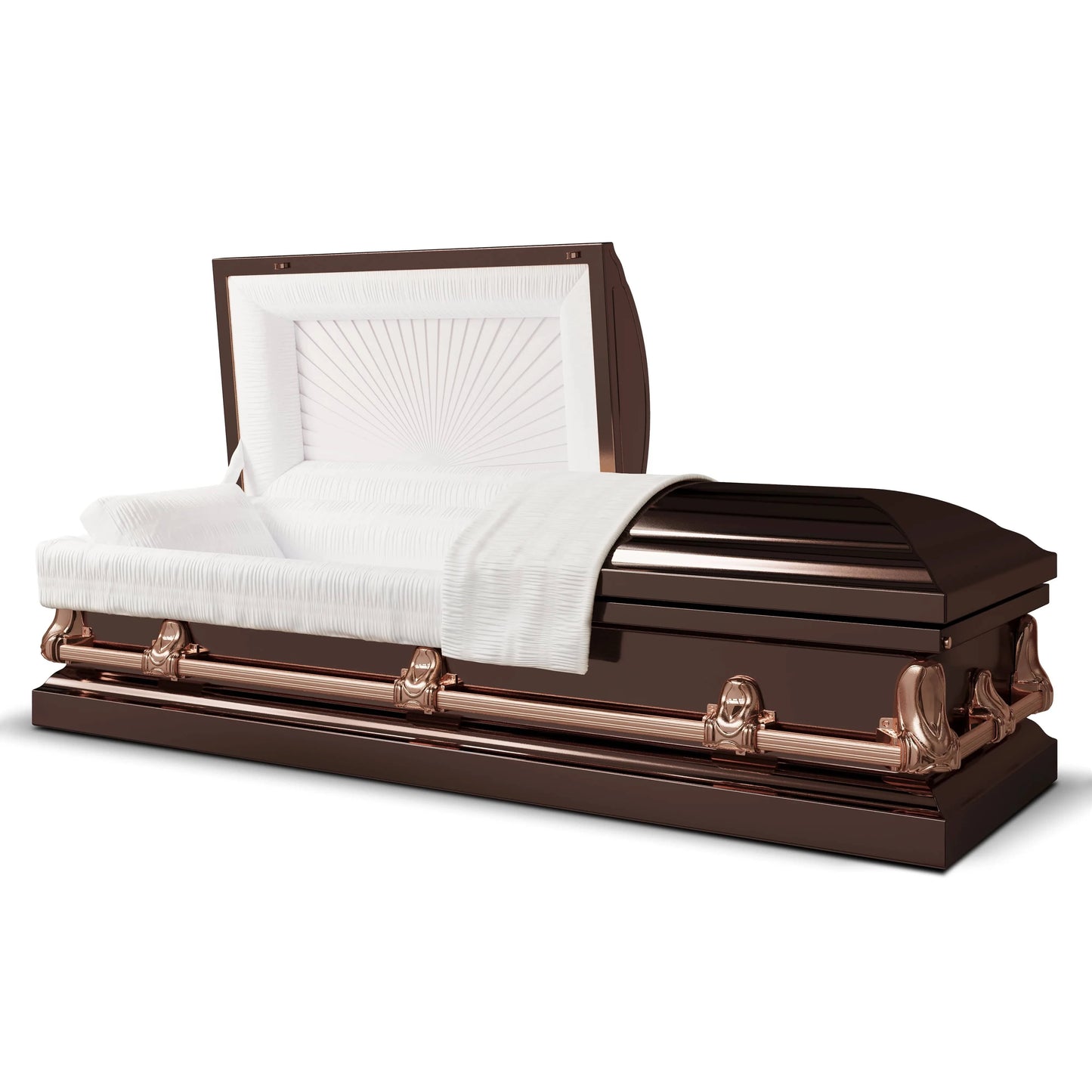 Orion Series | Bronze Steel Casket with Rosetan Interior