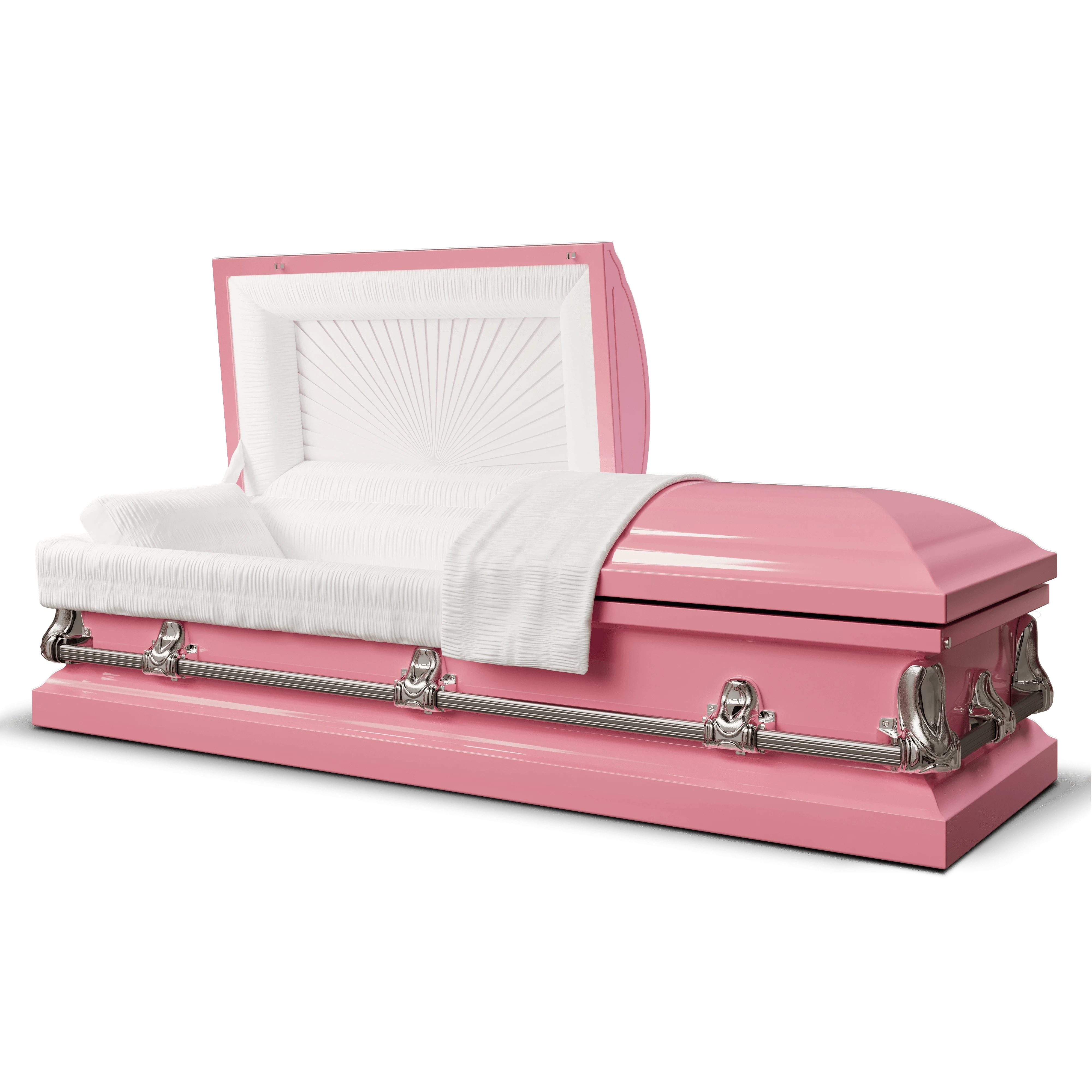 Titan Orion Series Hot Pink Steel Casket (Coffin) - Buy for $1599